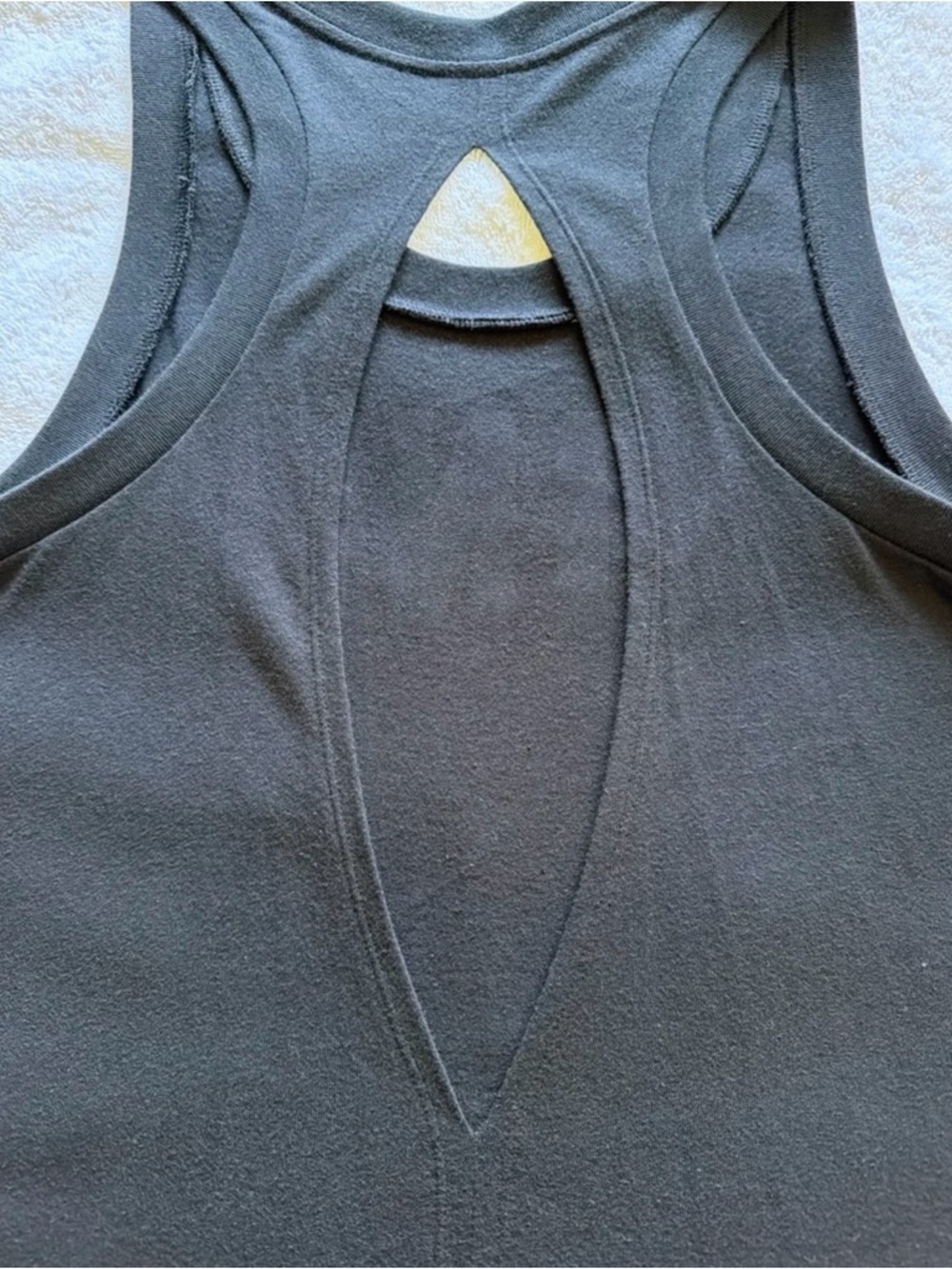 PINK Victoria's Secret Black Tank with Iridescent Logo - Picture 3 of 4